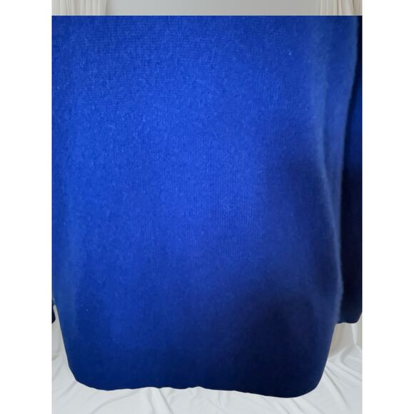 Charter Club Luxury 100% Cashmere V-Neck Sweater Blue Women’s Small Soft Knit - Picture 3 of 8